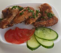 Шашлык из куриных крыльев
