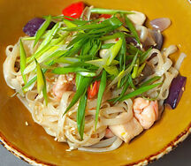 Лапша Wok с креветками