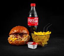 Crispy chicken burger combo