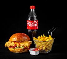 Fish burger combo 