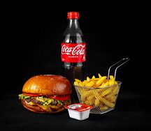 Brooklyn burger combo