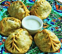 Манты жареный
