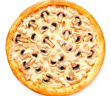 Пицца с курицей и грибами