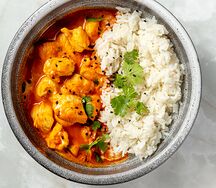 Курица карри с рисом