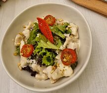 Салат с индейкой и мандарином