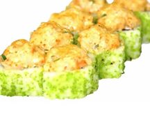 Запечённый с креветкой