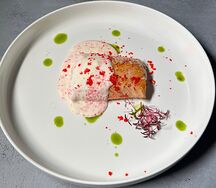 Форель в икорном соусе