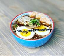Рамен с креветками