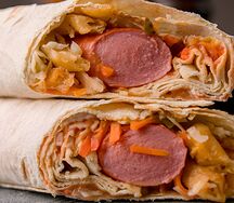 Хот-дог в лаваше