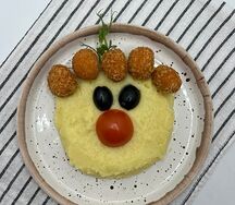 Картофельное пюре с рыбными шариками 180гр