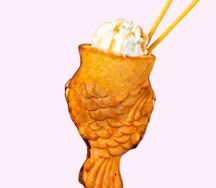 Тайяки с кремом и карамелью