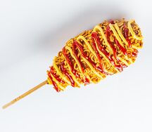 Корн-дог в панировке рамён