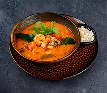 Том-ям с креветками