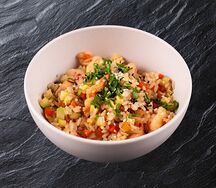 Жареный рис с морепродуктами