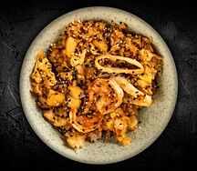 Рис жареный с морепродуктами 