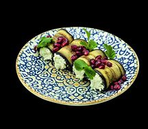Рулетики их баклажанов с сыром