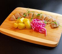 Сельдь с картофелем