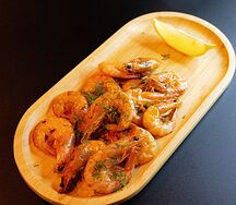 Креветки пивные, жареные