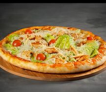 Пицца Цезарь с курицей