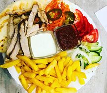 Гирос с курение