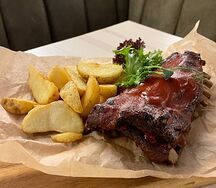 Свиные рёбрышки BBQ