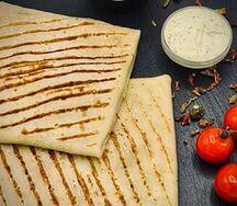 Блин с курицей и сыром