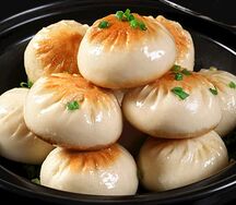 10 Жареных пончиков с мясом