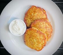 Драники фаршированные мясом