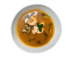 Том Ям с тигровыми креветками