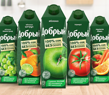 Сок Мультифрукт 1л Добрый
