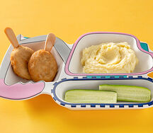 Куриное эскимо с картофельным пюре