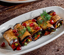 Рулетики из баклажанов