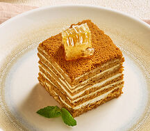 Карамельный медовик-сметанник