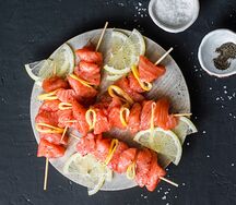 Шашлык из карельской семги