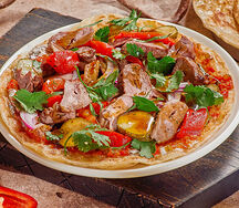 Шаверма с бараниной и маринованным перцем