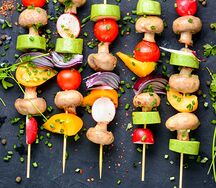 Шашлык из сезонных овощей