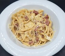 Спагетти Карбонара с хамоном