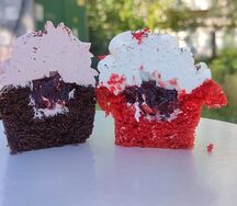Капкейк красный бархат