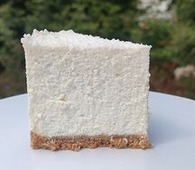 Творожный кокосовый чизкейк