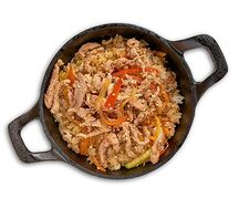 Wok рис со свининой и овощами