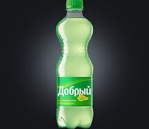 Напитки добрый лимон-лайм сильногазированный