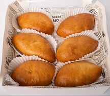 Пирожки с яйцом и зеленью