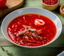 Борщ с говядиной