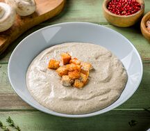 Суп-пюре из шампиньонов