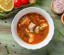 Солянка из 5 видов рыб