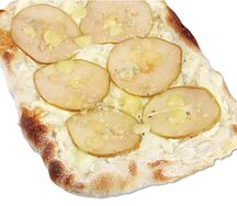 Римская пицца Груша и горгондзола