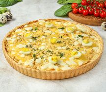 Киш Капуста с яйцом