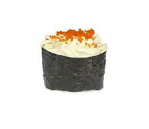 Суши со снежным крабом и креветкой