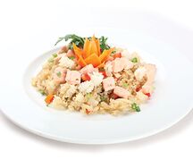 Рис с морепродуктами