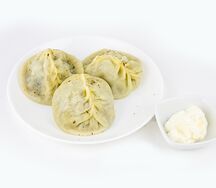 Манты с телятиной